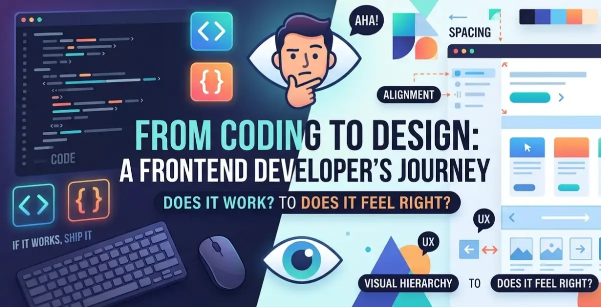 I Thought I Was Just Writing Code -Until I Started Seeing Design